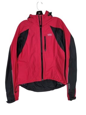 GORE BIKE WEAR Women's Red and Black Waterproof Jacket